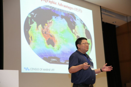 Chairman of BECoME 2015, Professor Kenneth Leung of HKU School of Biological Sciences, was introducing the conference.